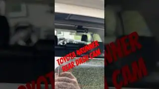 Toyota 4runner rear dash camera
