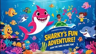 Sharky's Underwater Adventure 🌊 Fun & Educational Kids Cartoon
