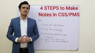 4 Effective Ways of Making Good Notes & Get Higher Marks in CSS/PMS