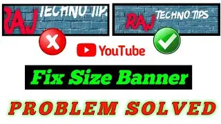 Youtube channel ka perfect size Banner kaise banaye | How to creat fix size Banner | youtube banner
