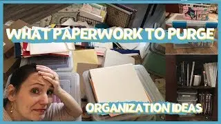 What Paperwork to Purge & Paperwork Organization Ideas: The Minimal Mom Method: Konmari Purge