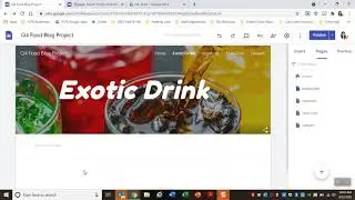 Q4 Food Blog Google Site Tutorial