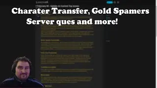 Lost Ark most pressing Issues! Server Transfer, Gold Spammers, Que Times and more!