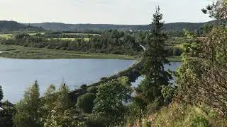 Паровоз Эу683-32 с поездом «Рускеальский экспресс»