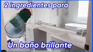 ❌2 INGREDIENTES Y EL BAÑO BRILLARA DE LIMPIO| como limpiar el baño con BICARBONATO
