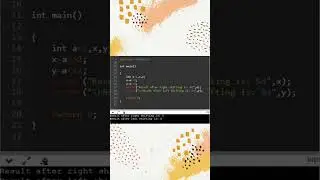 C program on Bitwise operators // left shift and right shift  operators in C // C programming