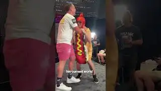 Behind The Scenes Of 'Unfinished Beef's Weigh-In With Joey Chestnut & Takeru Kobayashi #shorts