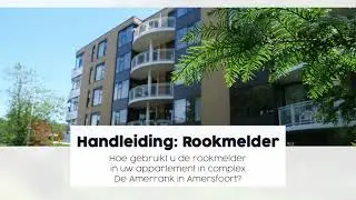 Hoe gebruikt u de rookmelder?