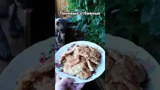 Рецепт ленивых отбивных. Быстро, сочно и вкусно! #cooking #рецепт #рецепты #еда