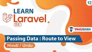 Laravel Pass Data Route to View Tutorial in Hindi / Urdu