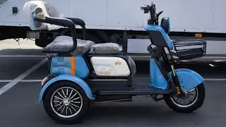 Электротрицикл WBX 800W с железофосфатный аккумулятором 60/25Ан🔋❗ХИТ ПРОДАЖ❗