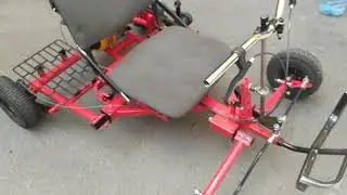 Самодельный карт GoPed TRQ. Покраска.