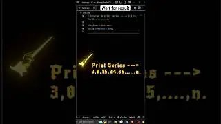 Print series : 3,8,15,24,35,...,n in C++ #shorts #programming #codingquestions #cplusplus