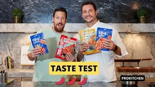 They made me eat BAGGED CHINESE FOOD - TASTE TEST 🌶️🌶️🌶️