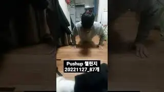 #pushupchallenge 20221127_87개