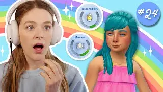how do you raise children's character values in the sims? | Not So Berry Blue #24