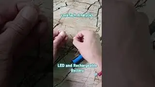 LED and Rechargeable Battery #ctce #diy #electronicseducation #battery #roboticsforkids #experiment