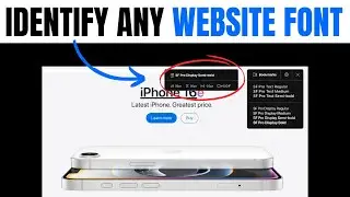 How to Identify ANY Font from a Website (Free Tool)
