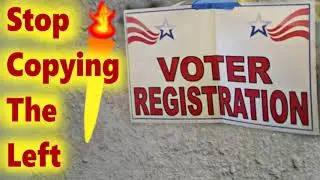 Do NOT do voter registration drives just because the left does