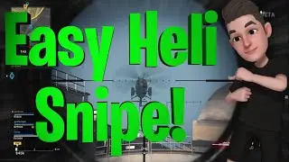 Call Of Duty Warzone Easy Heli Snipe