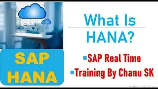 What is SAP HANA Explained by Chanu SK| Introduction to SAP HANA Basics for Beginners| Chanu SK