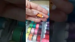 tiny microcrochet fox🦊