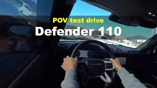 2021 Land Rover Defender 110 D240 S POV test drive