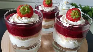 Dessert in 5 minutes! Everyone is looking for this recipe! Simply quick and delicious!