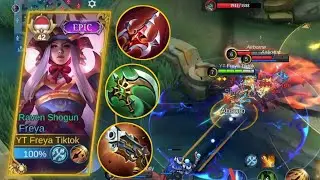 SOLO RANK BAR BAR FREYA VS TERIZLA EXP LANE!!! BUILD FREYA TERSAKIT 2023 - Mobile Legends
