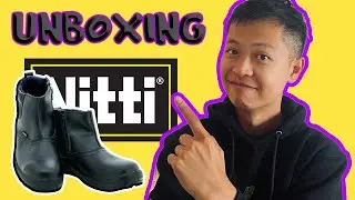 Unboxing - Nitti Safety boots, 22681. Mid Cut and Zip-up model. No #timberlands boots, get these!