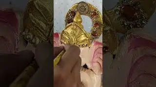 Ganesh murti making at home #ganeshchaturthi #ganesh #ganesh_chaturthi_status #ganeshutsav