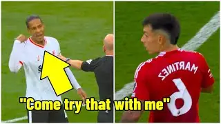 Virgil van Dijk's Epic Response to Lisandro Martinez's Foul on Szoboszlai