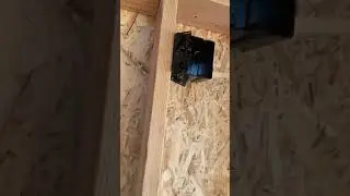 Door bell wire rough in new house