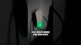 Tesla charger making some weird noises #fypシ゚  #pov #shorts #ytshorts #yt #tesla #relatable
