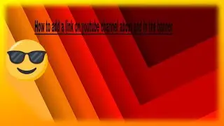 How to add  Links in youtube channel about and in the banner in sinhala | King Minux