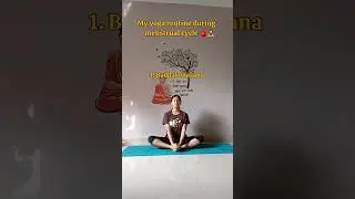 𝗠𝗲𝗻𝘀𝘁𝗿𝘂𝗮𝗹 𝗰𝘆𝗰𝗹𝗲 𝘆𝗼𝗴𝗮 𝗿𝗼𝘂𝘁𝗶𝗻𝗲🧘‍♀️ 