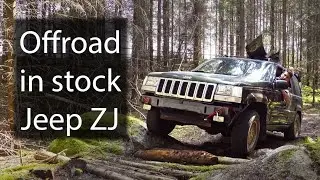 I Took My Stock Jeep Grand Cherokee ZJ Offroading!