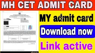 MHT CET ADMIT CARD 2021: mht cet admit card 2021 | Maharashtra cet exam date , mht cet admit card