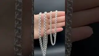 Серебряные цепочки🔥 #цепь #назаказ #handmade #egjeweler