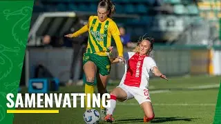 Samenvatting ADO Den Haag VR - Ajax VR 0-2 (03-11-2024)