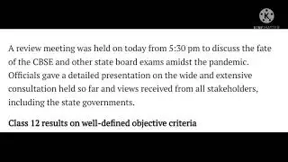 A big News CBSE board exams are finally cancelled