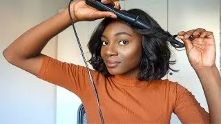 Quick Messy Curly Bob