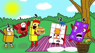 OMG, Last Numberblocks Picnic Fun in 2024! | Numberblocks fanmade coloring story