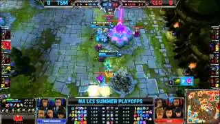 Insane teamfight - TSM vs. CLG NA Regionals 2013 Quaterfinals