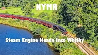 Steam Engine Heads into Whitby