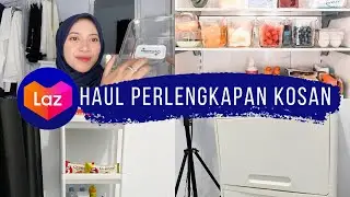 LAZADA HAUL PERLENGKAPAN ANAK KOSAN! Organizer, rak, pel praktis, akrilik TERMURAH! WAJIB PUNYA!🤩