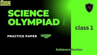 Science Olympiad Class 1 practice Paper | NSO Preparation | Science Olympiad Q/A for class 1 | quiz