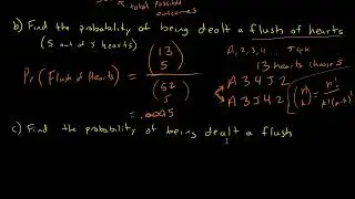 Poker Hand Examples - Flush and Full House