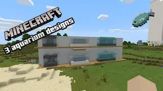 Minecraft: 3 aquarium designs