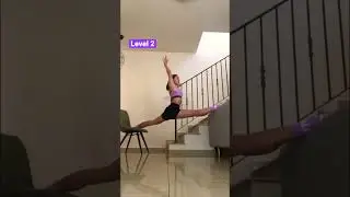 Flexibility challenge / over splits challenge / Lera the gymnast 